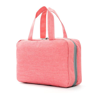 Portable Polyester Four Fold Waterproof Travel Toiletry Bag for Customized Color Options