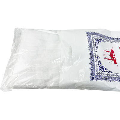 Polyester Muslim White Color Men's Ihram Towel for Hajj/Ehram and Others Pattern Type