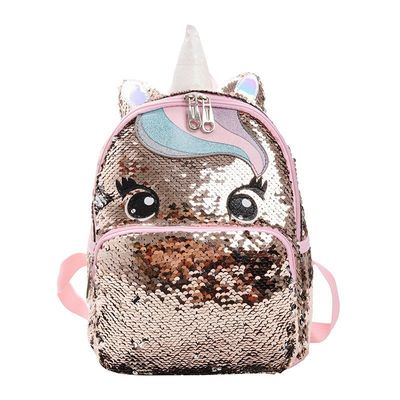 Custom Logo Rainbow Glitter School Bags for Teenagers Girls Newest Fashionable Style