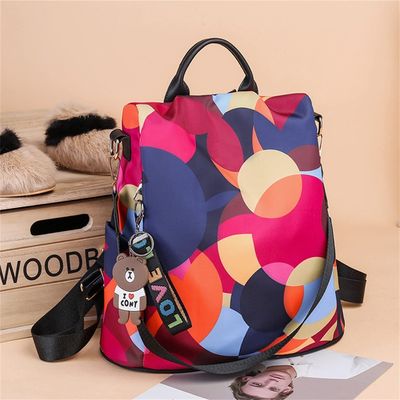 External Frame Women's Shoulder Bag Lightweight Waterproof and Anti-Theft for Travel