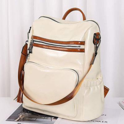2021 Female Bagpack Korea Style Trends Women Backpack with Polyester Lining Material