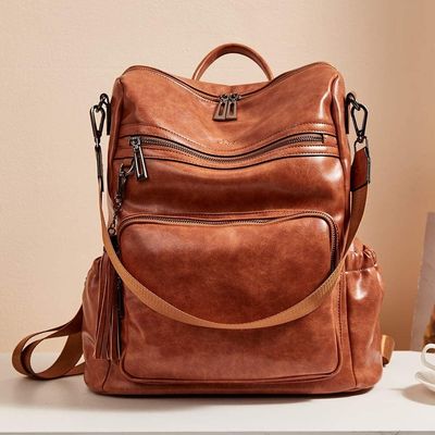 2021 Female Bagpack Korea Style Trends Women Backpack with Polyester Lining Material