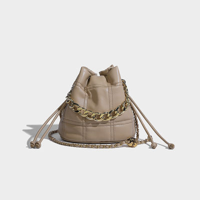 2024 Design Fashion Leather Cross Body One Shoulder Small Bag Bucket Bag for Women's