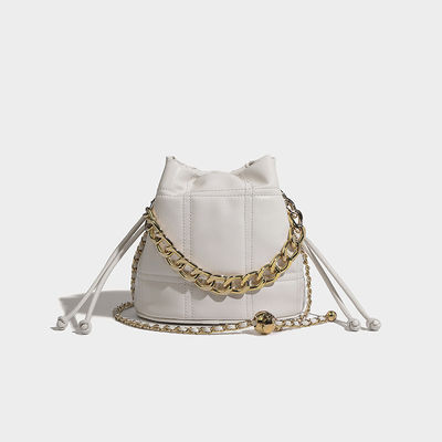 2024 Design Fashion Leather Cross Body One Shoulder Small Bag Bucket Bag for Women's