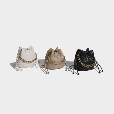 2024 Design Fashion Leather Cross Body One Shoulder Small Bag Bucket Bag for Women's