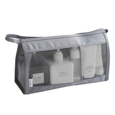 Mesh Cosmetic Bag Travel Portable Storage Organizer Toiletry Bag Blank Makeup Bag