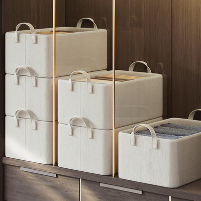 Large Capacity Stackable Storage Bag Organizer for Bedding and Clothes Fashion Style