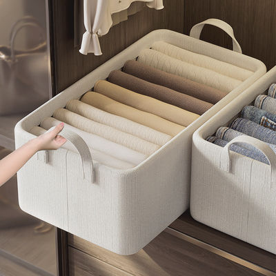 Large Capacity Stackable Storage Bag Organizer for Bedding and Clothes Fashion Style