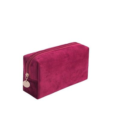 Soft-loop Style Velvet Pouch Bag for Custom Makeup and Personalised Bridesmaid Gifts