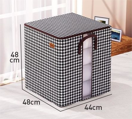Large Capacity Fabric Foldable Clothes Toys Storage Basket in 80l for Customized Color