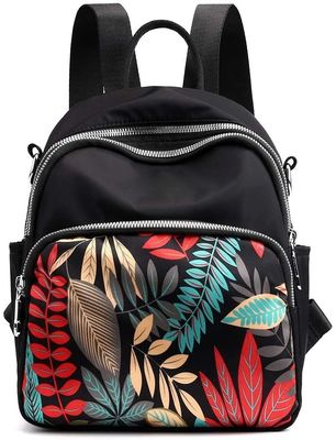 Customized Color Small Backpack Purse for Women Girls Mini Nylon Daypack Multifunction Travel School Bag