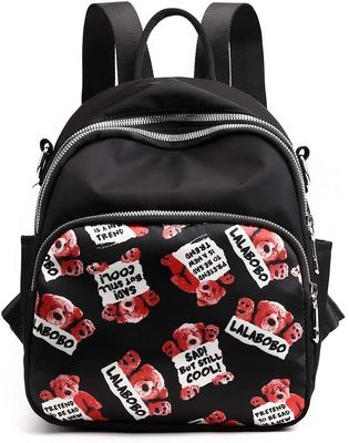 Customized Color Small Backpack Purse for Women Girls Mini Nylon Daypack Multifunction Travel School Bag