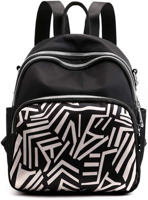 Customized Color Small Backpack Purse for Women Girls Mini Nylon Daypack Multifunction Travel School Bag