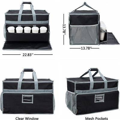 Custom Logo Accepted Pizza Delivery Bag Food Delivery Thermal Bag Backpack Warmer Bag