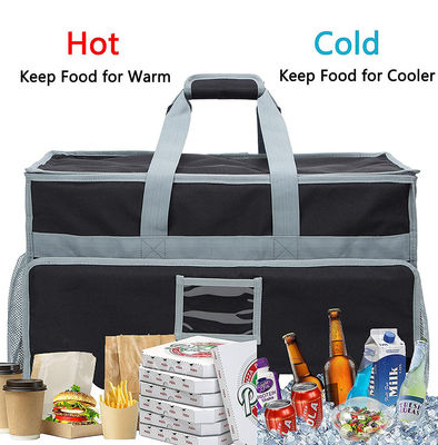 Custom Logo Accepted Pizza Delivery Bag Food Delivery Thermal Bag Backpack Warmer Bag