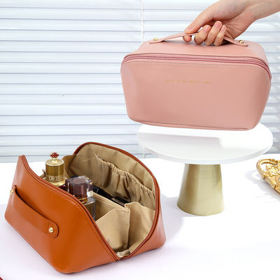 Canvas Cosmetic Bag Waterproof Fashion Travel Storage Woman Makeup Case with Zipper