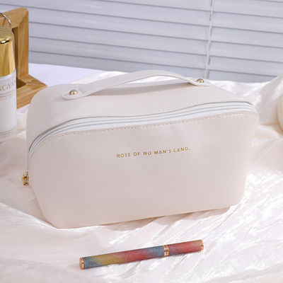 Canvas Cosmetic Bag Waterproof Fashion Travel Storage Woman Makeup Case with Zipper