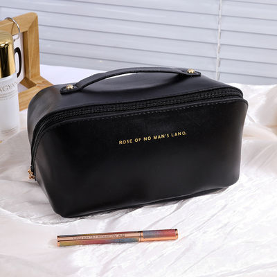 Canvas Cosmetic Bag Waterproof Fashion Travel Storage Woman Makeup Case with Zipper