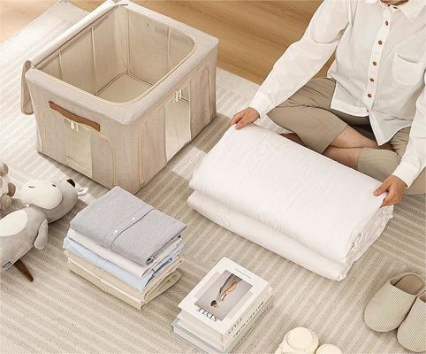 Large Capacity Clothes Storage Bag Portable Winter Organizer for Customized Tote Bag