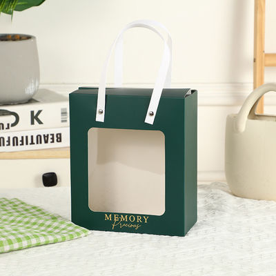 Custom Printed Kraft Handle Paper Bag for Retail Packaging Clothing Shoes Fur Gifts