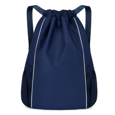 String Closure Outdoor Activities Backpack with Volleyball Design and Laptop Compartment