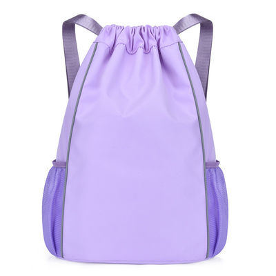 String Closure Outdoor Activities Backpack with Volleyball Design and Laptop Compartment