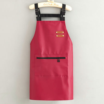 Eco-Friendly Leather Material Multi-function Kitchen Leather Apron for Daily Life Uniform