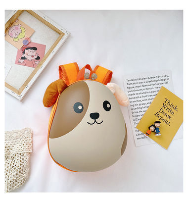 Daily School Life Logo Customized Logo Small Backpack Bags for Kids Eggshell School Bag