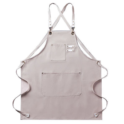 Uniform Type Wait Staff Custom Canvas Chef Cottons Unisex Apron for Kitchen Bar Work