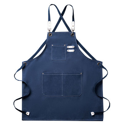 Uniform Type Wait Staff Custom Canvas Chef Cottons Unisex Apron for Kitchen Bar Work