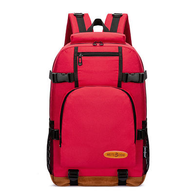 Custom Hiking Climbing Waterproof Mens Backpak with Hard Handle and Polyester Lining