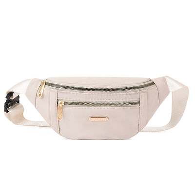 Custom Logo Plain Zipper Closure Waist Bag Portable Outdoor Pouch Bum Bag for Running