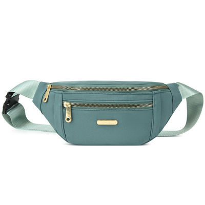 Custom Logo Plain Zipper Closure Waist Bag Portable Outdoor Pouch Bum Bag for Running