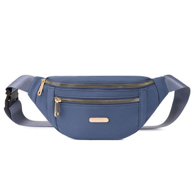 Custom Logo Plain Zipper Closure Waist Bag Portable Outdoor Pouch Bum Bag for Running
