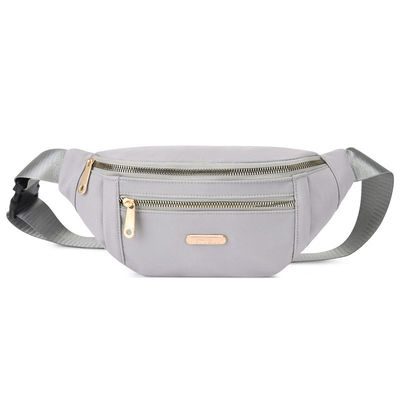 Custom Logo Plain Zipper Closure Waist Bag Portable Outdoor Pouch Bum Bag for Running