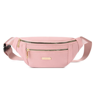 Custom Logo Plain Zipper Closure Waist Bag Portable Outdoor Pouch Bum Bag for Running