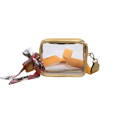 Seasonal Eco Friendly Heavy Duty PVC Cross Body Bag in 11 Colors for Women Fashion Style