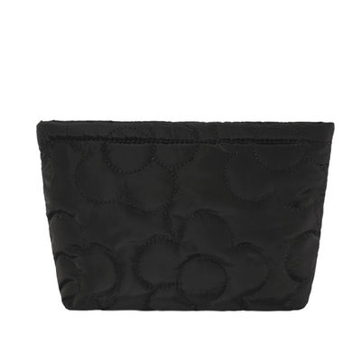 Waterproof Makeup Storage Bag Puffer Quilted Nylon Cosmetic Bag for Travel Toiletries