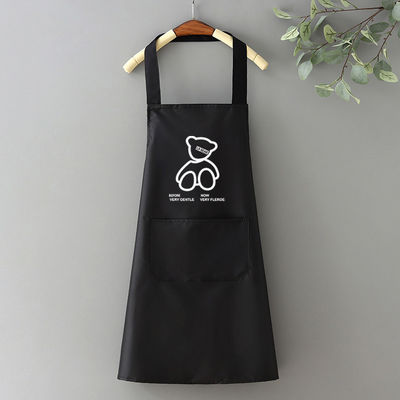 Item Type Fashion Canvas Polyester Fabric Thick Cotton Apron for Unisex Kitchen