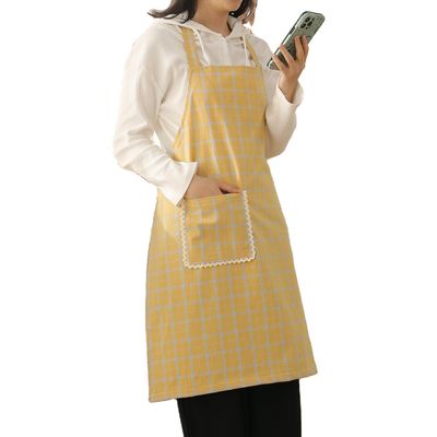 Newest Fashinable Custom Eco-Friendly Recycled Canvas Cotton Apron for Cooking Kitchen