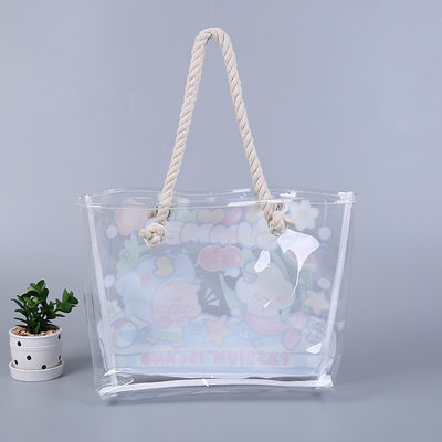 All Seasons Waterproof Beach Tote Pool Bag for Women Ladies Large Gym Tote PVC Hand Bag