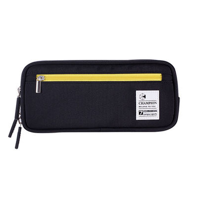 Custom Logo Printed Canvas Stationery Bag Perfect for Cosmetics Storage Solutions
