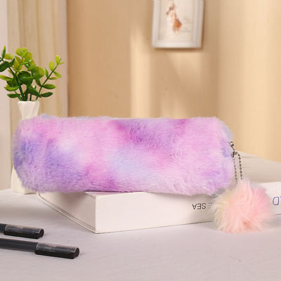 Plush Pen Learning Long Velvet Stationery Bag Girl Heart Large Capacity Pencil Bag