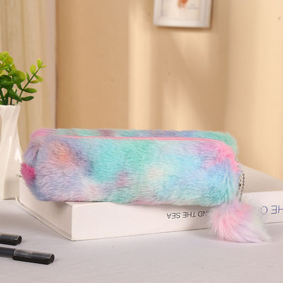 Plush Pen Learning Long Velvet Stationery Bag Girl Heart Large Capacity Pencil Bag
