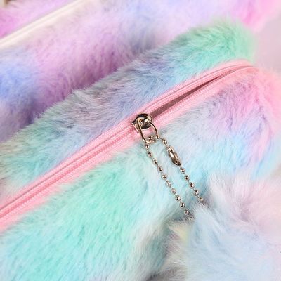 Plush Pen Learning Long Velvet Stationery Bag Girl Heart Large Capacity Pencil Bag