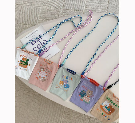 Newest Fashinable Exquisite Bear Embroidery Handbag Mini Tote Cell Phone Bag OEM/ODM