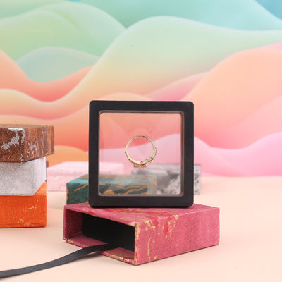 Customized Color PVC Film Jewelry Packaging Box for Bracelet Necklace Ring Watch Gift