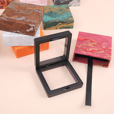 Customized Color PVC Film Jewelry Packaging Box for Bracelet Necklace Ring Watch Gift