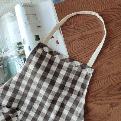 Daily Life Printing Methods Foil print Apron for Salon Attendants in Simple Fashion