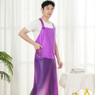 Waterproof PVC Apron Chemical Resistant Kitchen Chef Aprons for Restaurant Bar